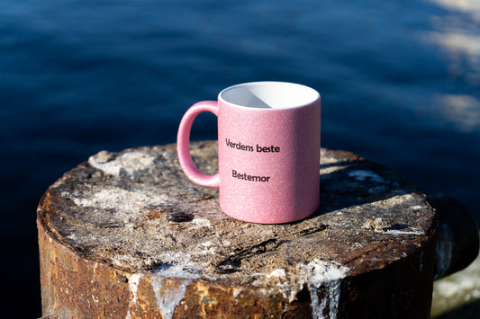 Verdens beste bestemor - glitterkopp