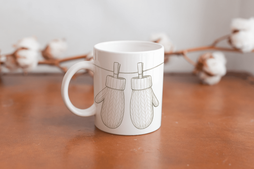 Kopp av keramikk - 🧤 Votter på snor