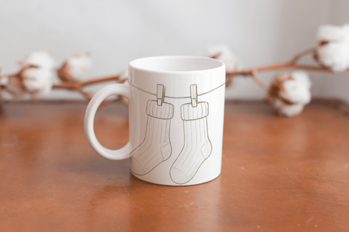 Kopp av keramikk - 🧦 Sokker på snor